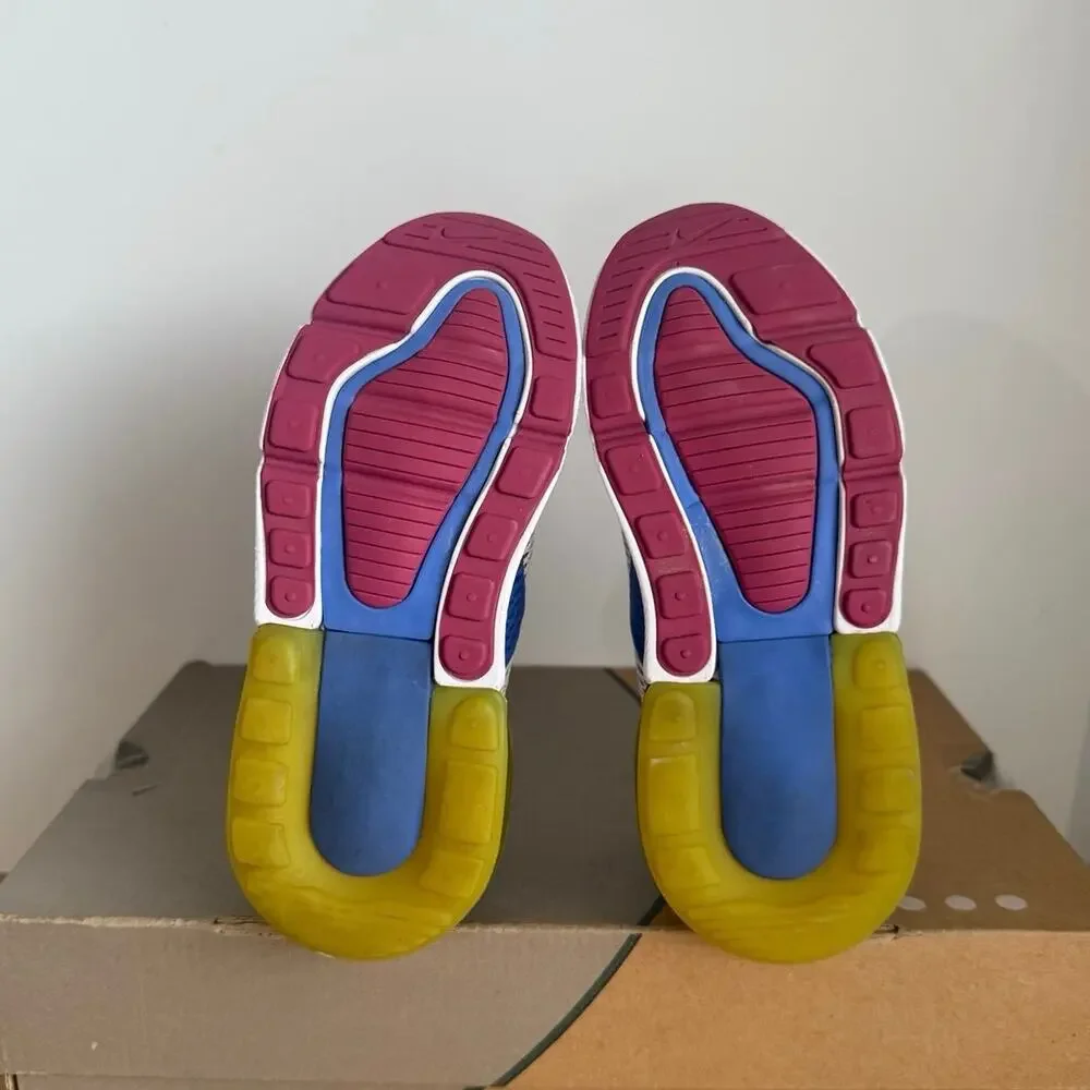 Nike Air Max 270 Pearl Comet/Sweet Beet Kids Sneakers- SZ 12 C